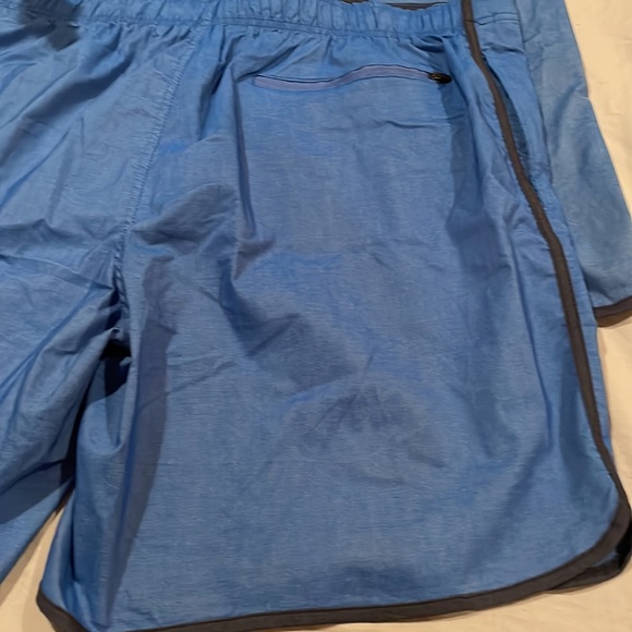 Big Mens 3XL XXXL Swim Trunks Blue George Running Shorts NWT - Picture 2 of 6